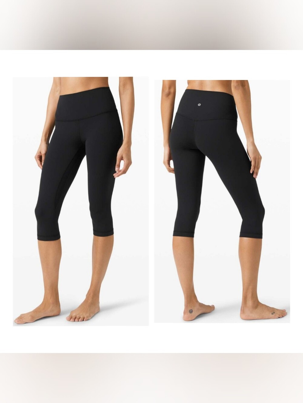 Lululemon Align™ Women 6 High Rise Crop 17"Black